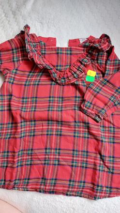 Šaty - vianočné fotenie súrodenci, h&m,80