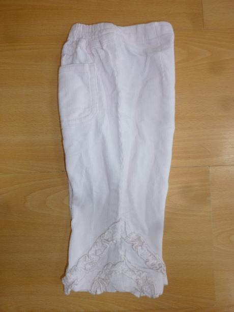 Ruzove menzestraky s volanikom, mothercare,68