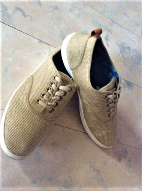 Ľanové naturálne tenisky, 42