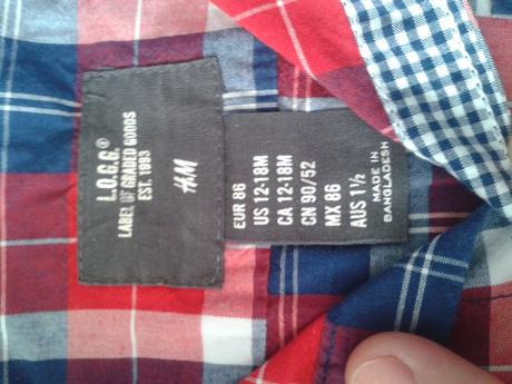 Kosela -plus gratis darcek., h&m,86