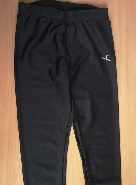 Čierne legíny na gymnastiku a šport, 128