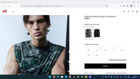 Tričko hm drymove športové kaki, h&m,s