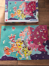 Puzzle mapa europskych osobnosti,