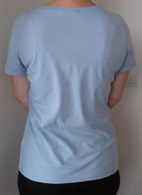 Modré tričko kind ness, orsay,xl