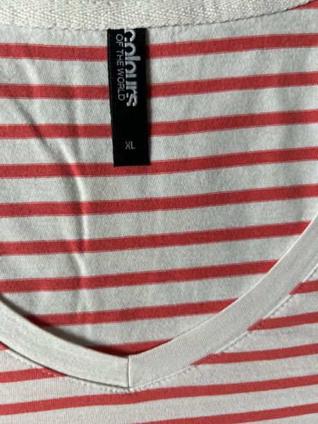 Prúžkové tričko/xl, colours of the world,xl