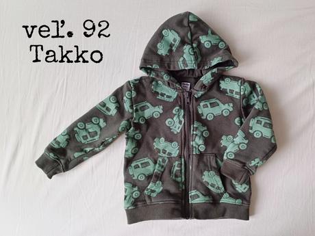 Mikina na zips, takko,92