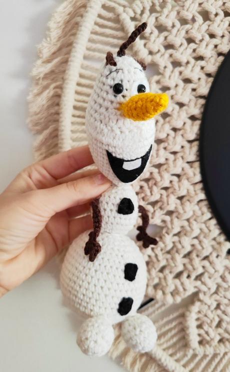 Handmade hačkovaný olaf, 