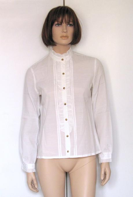 Blúzka s volánmi a stojačikom, m