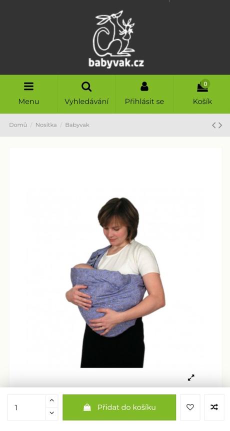 Babyvak / nosič pre dieťa, babyvak - jiří pech