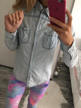 Riflova košeľa, tally weijl,34