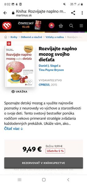 Kniha: Rozvíjajte naplno mozog svojho dieťaťa