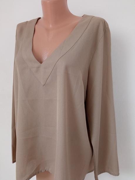 Dámska hnedá blúzka (l/xl), l