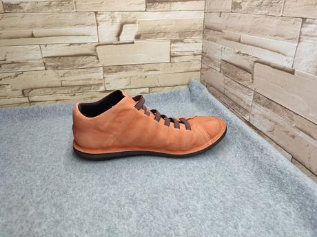 Camper 41 - kožené oranžové topánky, camper,41