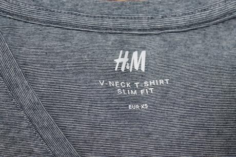 Slim fit tričko h&m v. xs, h&m,xs
