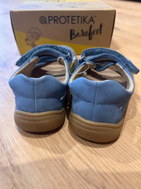 Protetika barefoot kožené sandále nery - blue, protetika,26