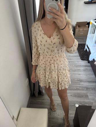 Kvetovane saty, house,xs