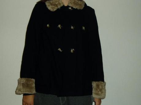 Topshop flaušový kabát, topshop,s