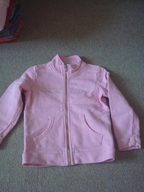 Ruzova mikina zn. benetton, vel. 100, benetton,98