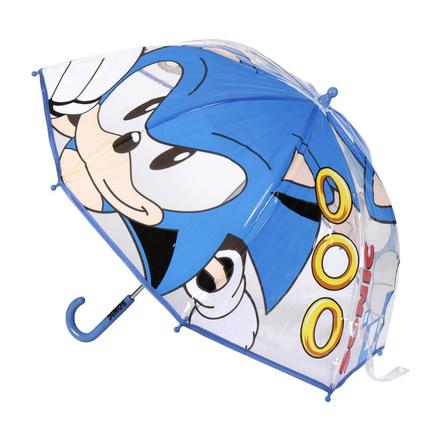 Detský dáždnik ježko sonic transparent, 