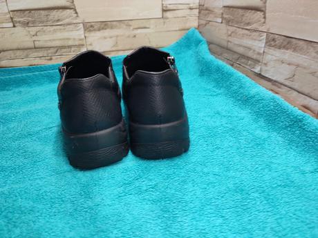 Rieker 40 - dámske kožené našuchovacie topánky s m, rieker,40