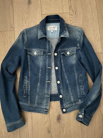 Armani riflová / denim bunda m štýlovka, armani,m