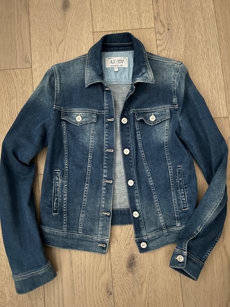 Armani riflová / denim bunda m štýlovka, armani,m