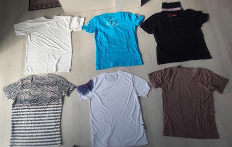 Takmer nové zn. bavlnené tričká-polokošele, v.xl, xl