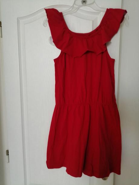 Saticky pre dievčatka červené vel. 158-164, 158