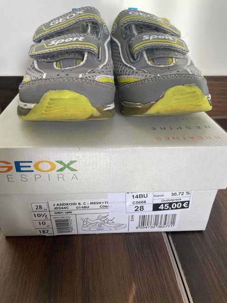 Geox blikajúce tenisky 28, geox,28