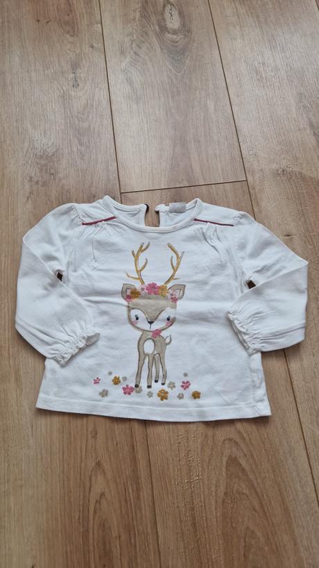 Tričko s dlhým rukávom veľ. 74 cm., f&f,74