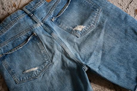 Rifľové šortky, zara,m