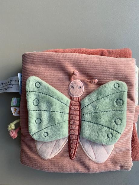 Little dutch knižka plyšová veľká kvety a motýle, 