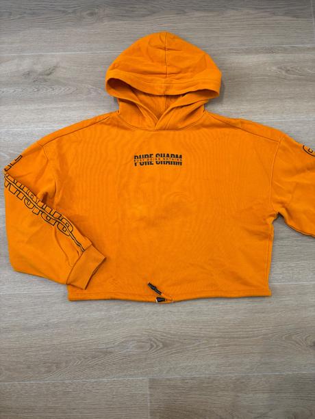 Oranžová mikina, h&m,xs