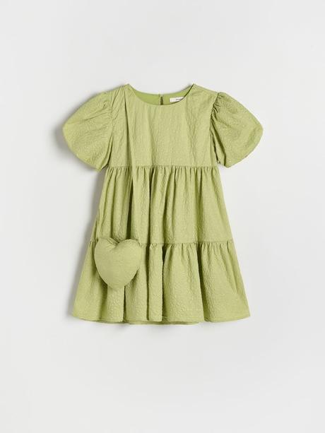 Zelené šaty s trblietkami, reserved,140