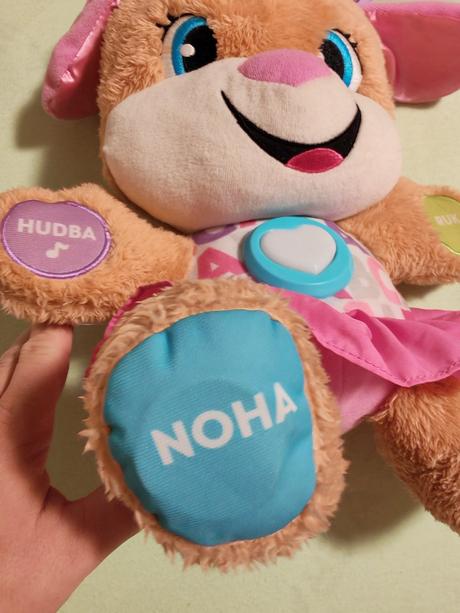 Hovoriaci psik fisher-price,