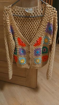 Predam dierkovany kardigán stradivarius, stradivarius,m