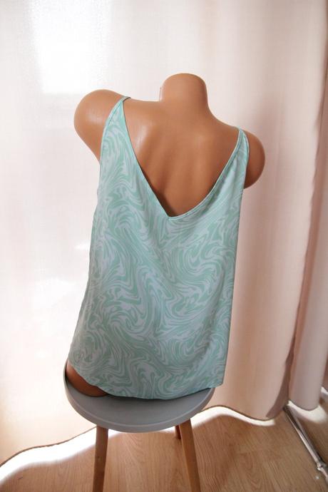 Modro zelený top papaya, xxl, papaya,xxl