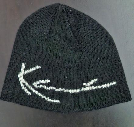 Čierna zimná čiapka karl kani, 