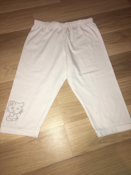 Dievčenské biele kraťasy - hello kitty, 134