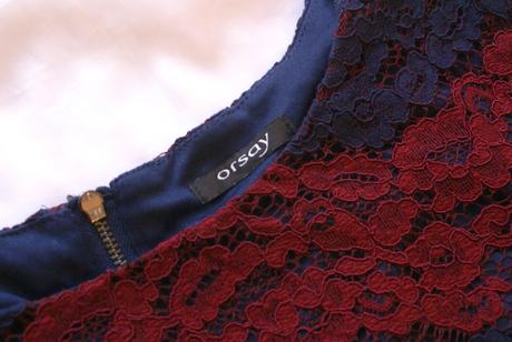 Čipkovaný top, orsay,m