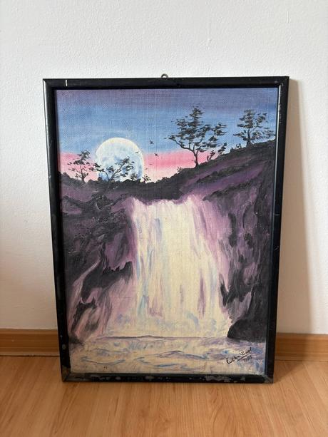 Maľovaný obraz čučka pavol 1995, 