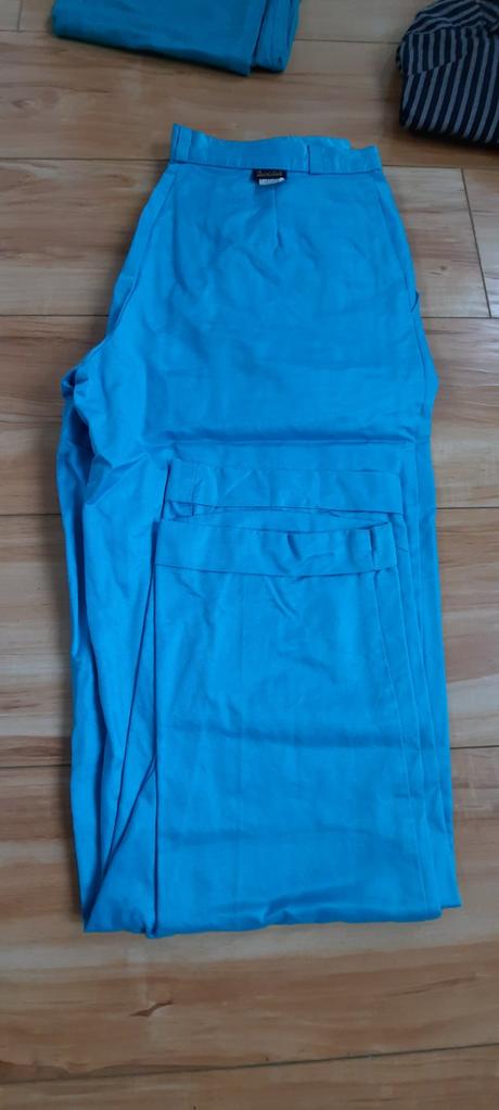 Tyrkysovo-modre nohavice 40, 40