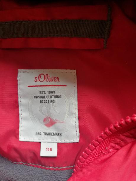 S.oliver vetrovka 116 červená, s.oliver,116