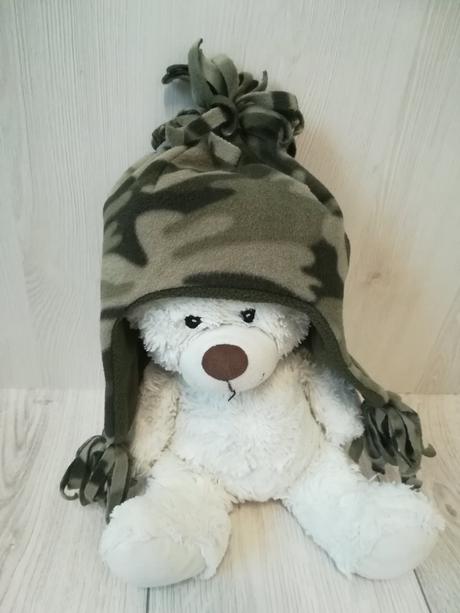 Maskáčová čiapka flísová 92, 92