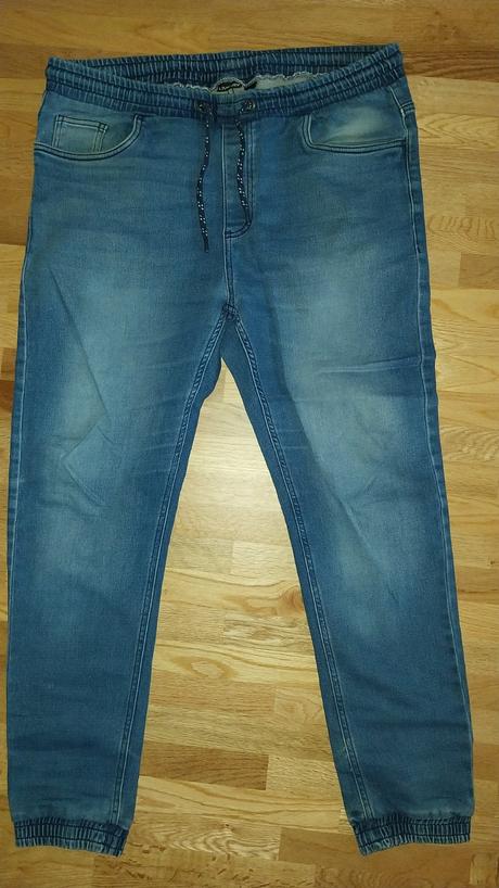 Modré pánske jogging rifle veľ. 52-54, l