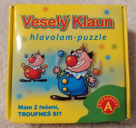 Veselý klaun - hlavolam / puzzle, 