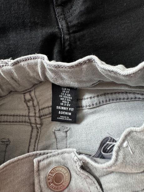 3x comfort skinny slim fit jeans, zn. h&m, v. 98, h&m,98