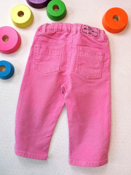 Ružové nohavice, h&m,74