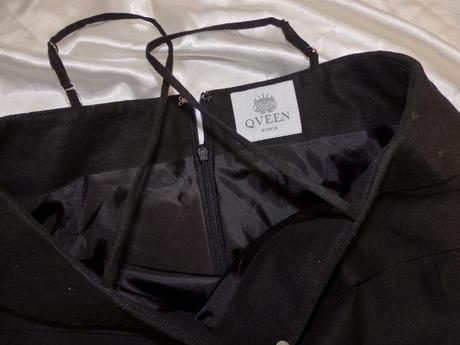 Luxusne lanove saty,čiernej farby,s podsivkou,vyso, 34