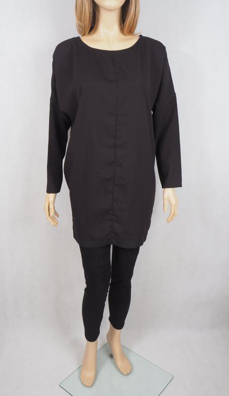 Kvalitná čierna blúzka size needle, s